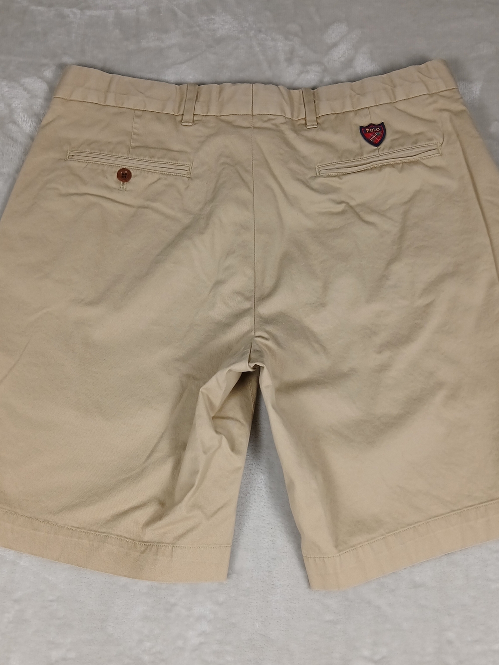 Polo Golf Ralph Lauren Shorts 34 Men's Cotton Twill Stretch Khaki Shield